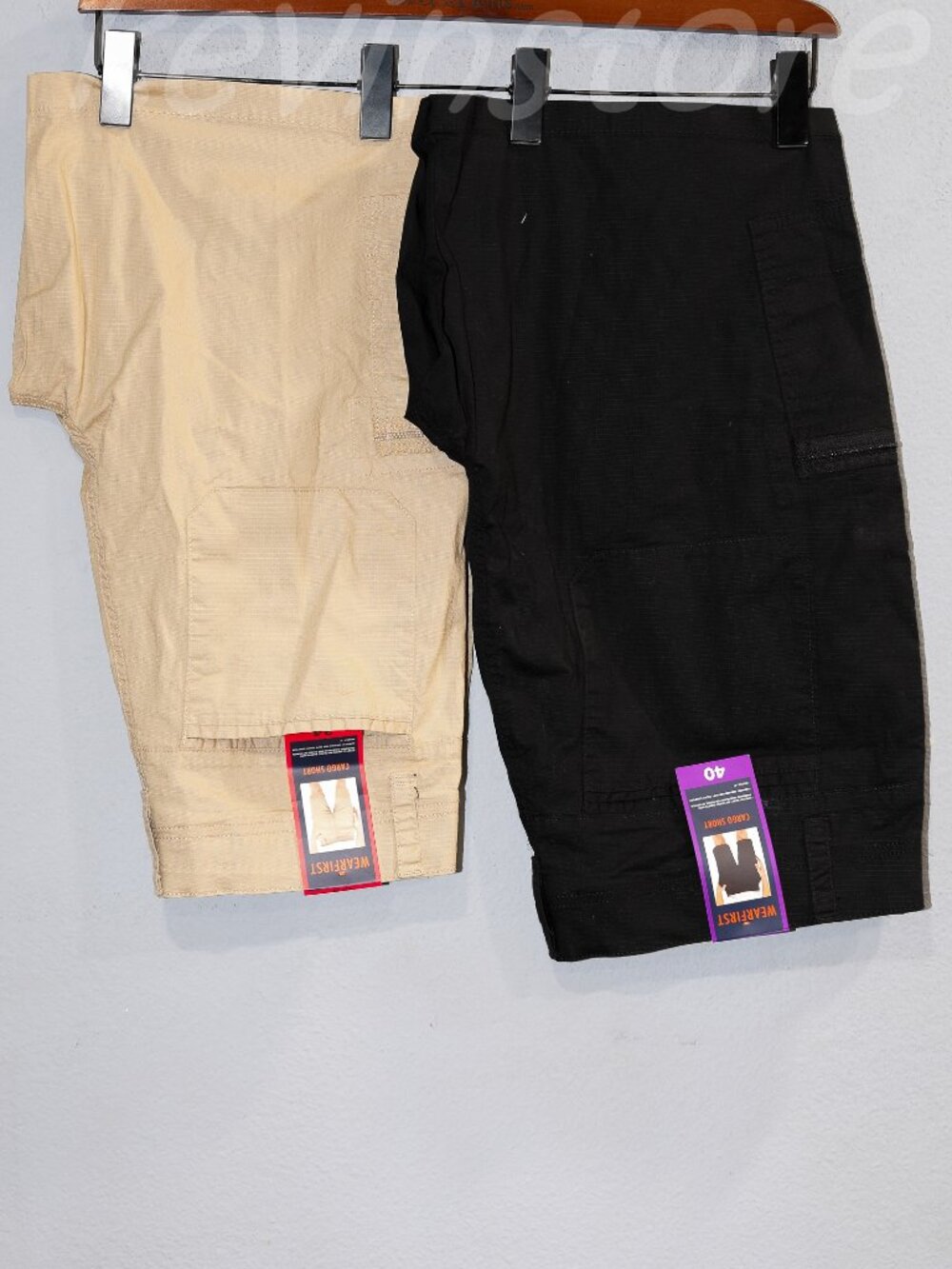 2 pairs Wearfirst men cargo shorts . Price is for 2‎ .